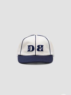 Dairy Boy “DB” Navy and Cream Baseball Cap